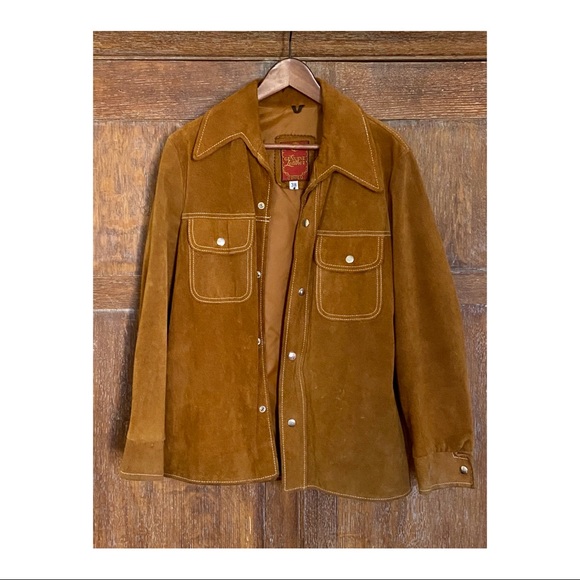 YOUR HOT BOYFRIEND NEEDS THIS! Vintage Suede 🧥 - Picture 1 of 5